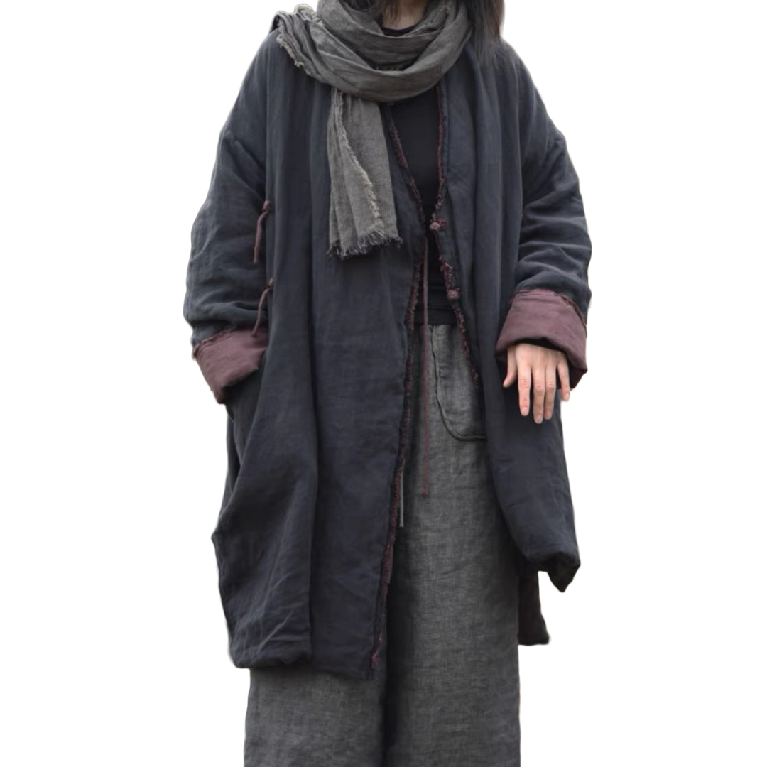 Retro Padded Haori Jacket