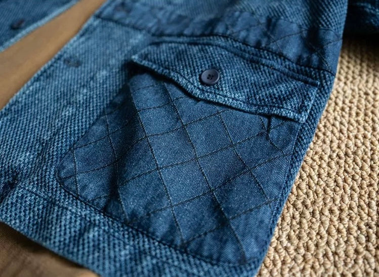 Washed Kendo Worker Jacket