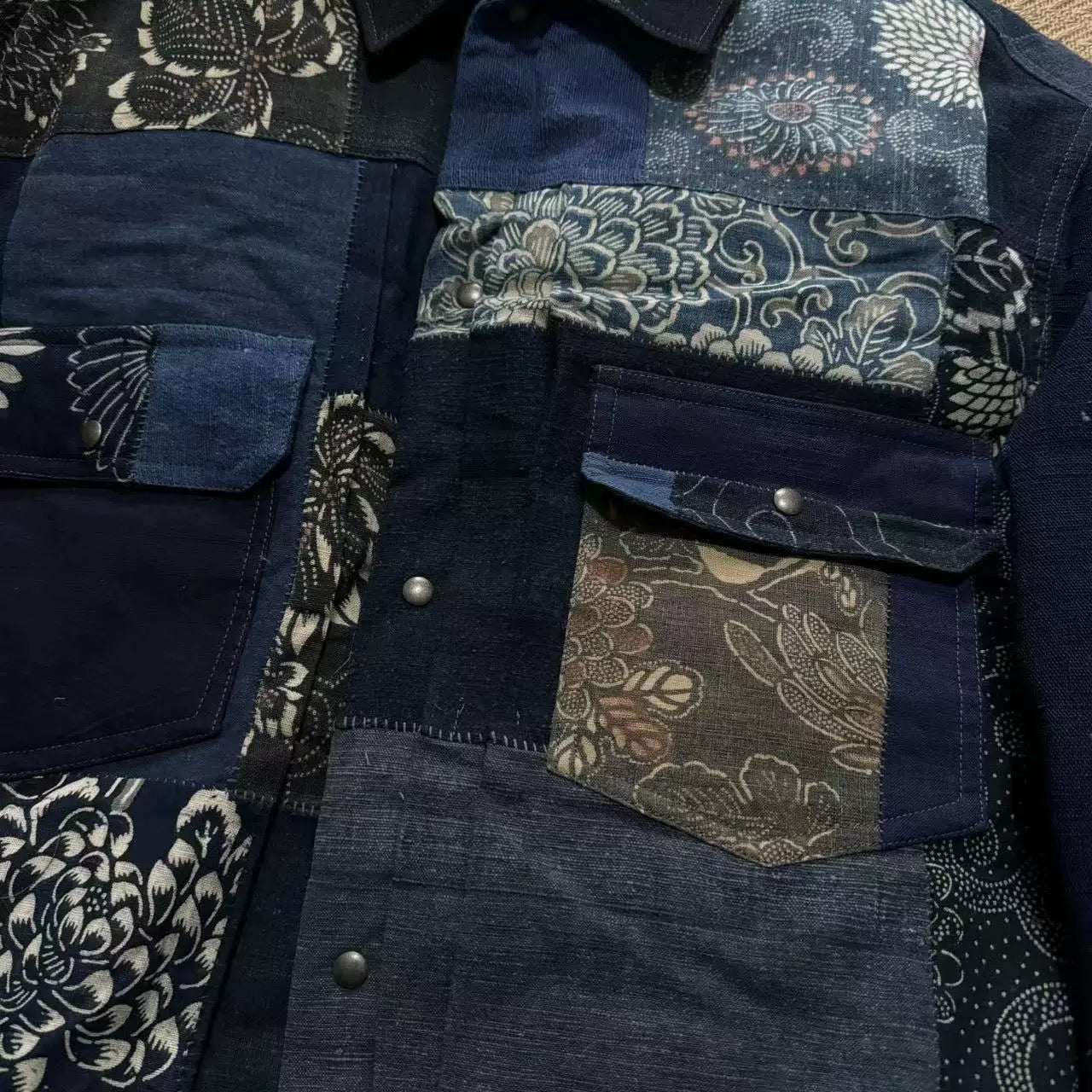 Kofu Patchwork Down Jacket