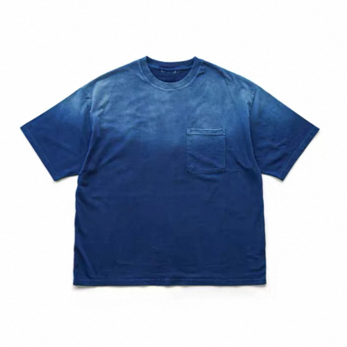 Indigo Dye Two Tone T-Shirt