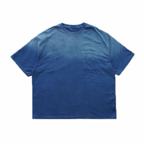 Indigo Dye Two Tone T-Shirt