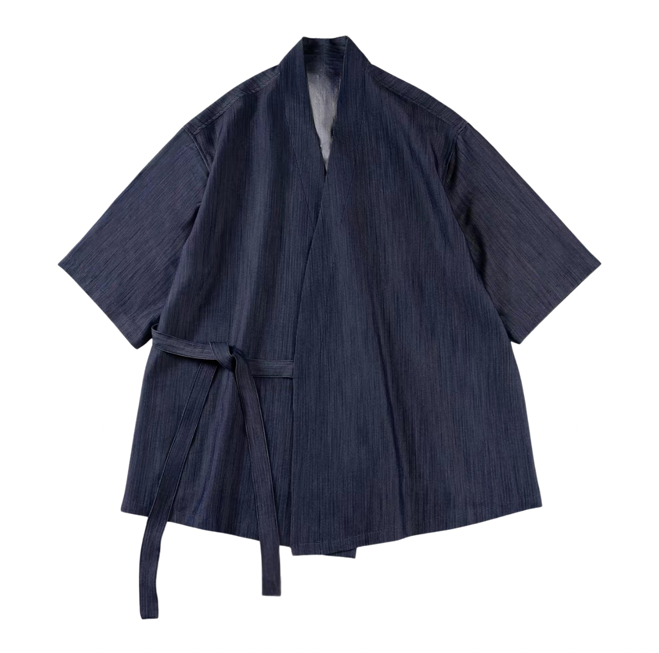 Slub Indigo Samue Wrap Jacket