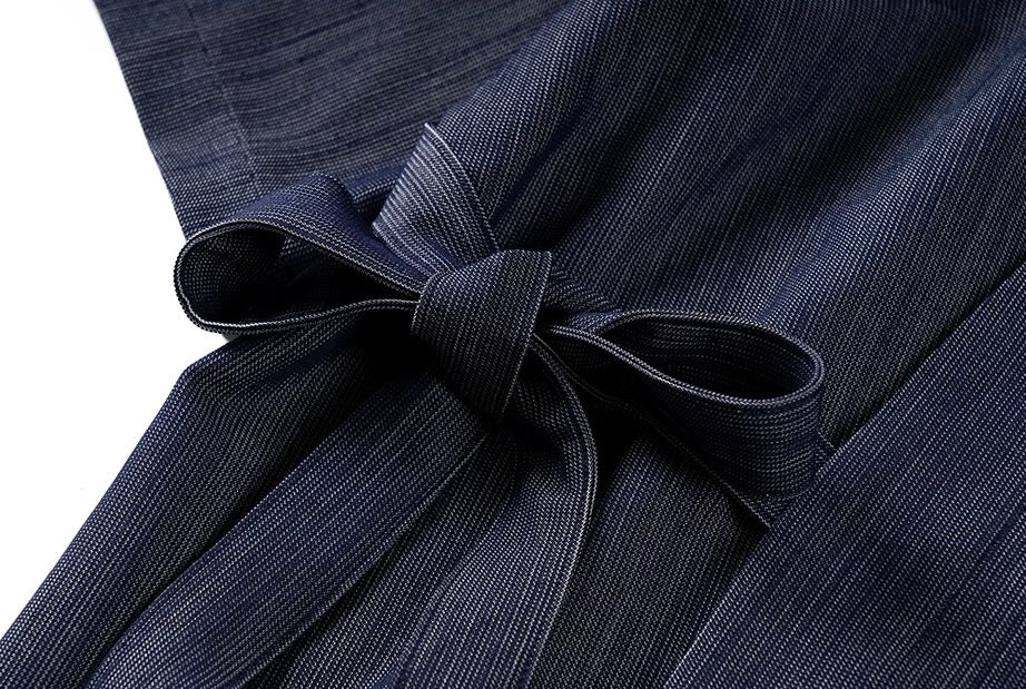 Slub Indigo Samue Wrap Jacket