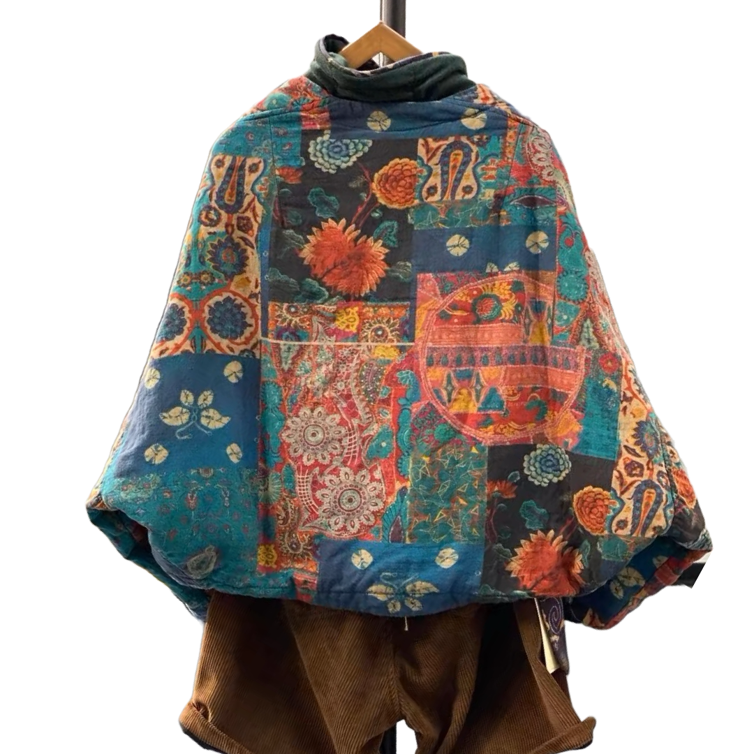 Folk Patchwork Noragi Jacket