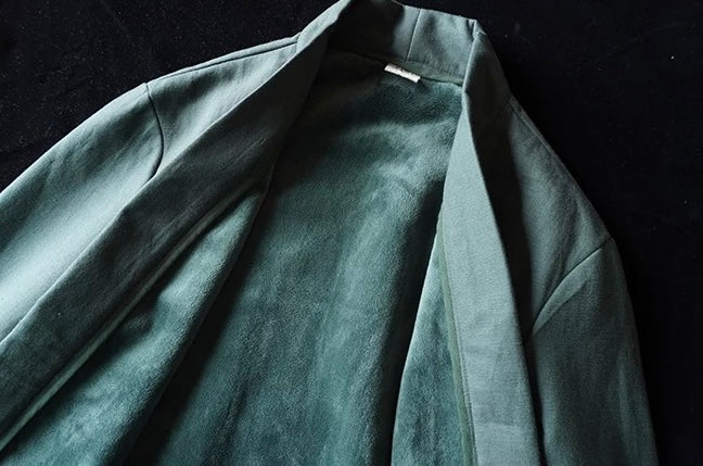 Green Longline Haori Coat