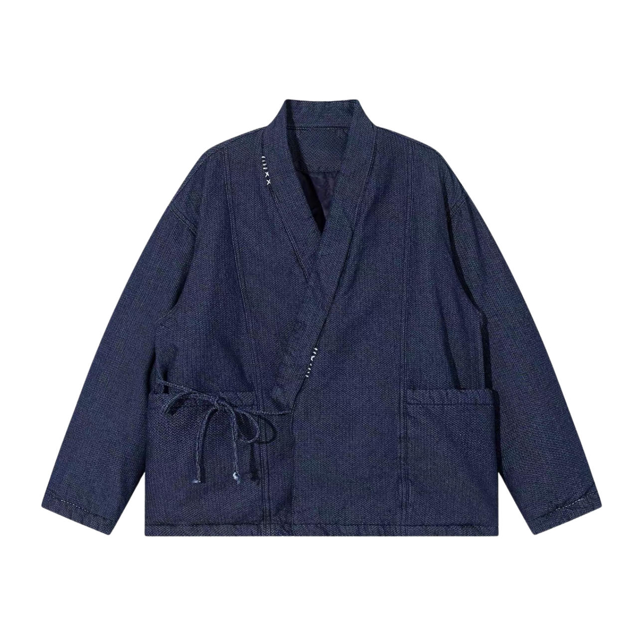 Denim Padded Haori Jacket