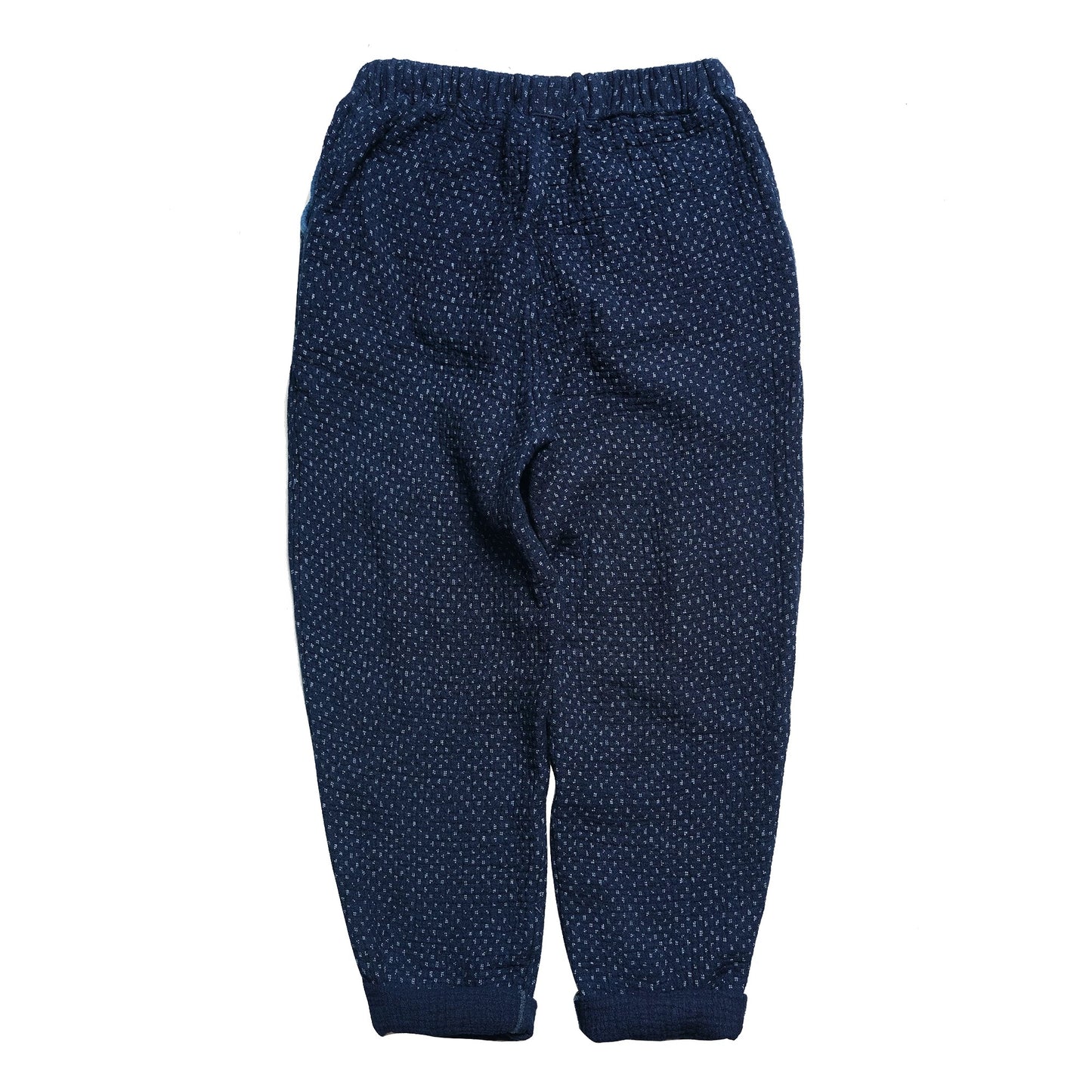 Indigo Dye Sashiko Carrot Pants