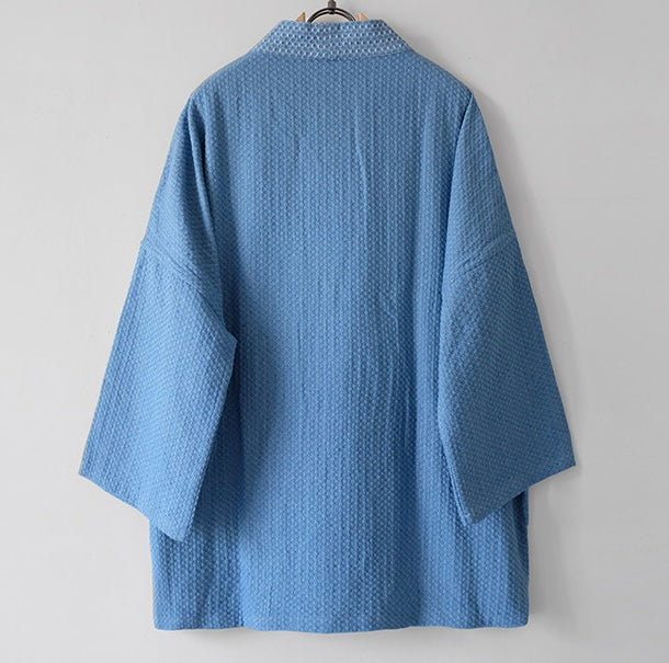 Washed Denim Kimono Jacket