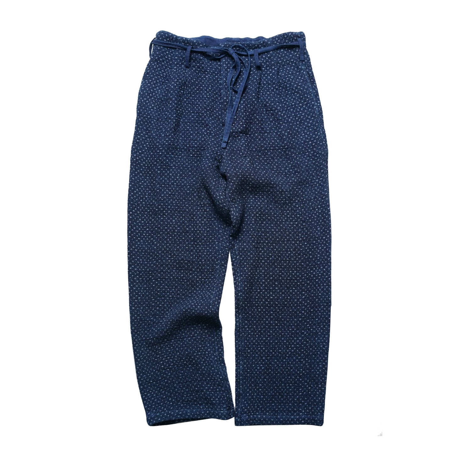 Indigo Dye Sashiko Americana Pants