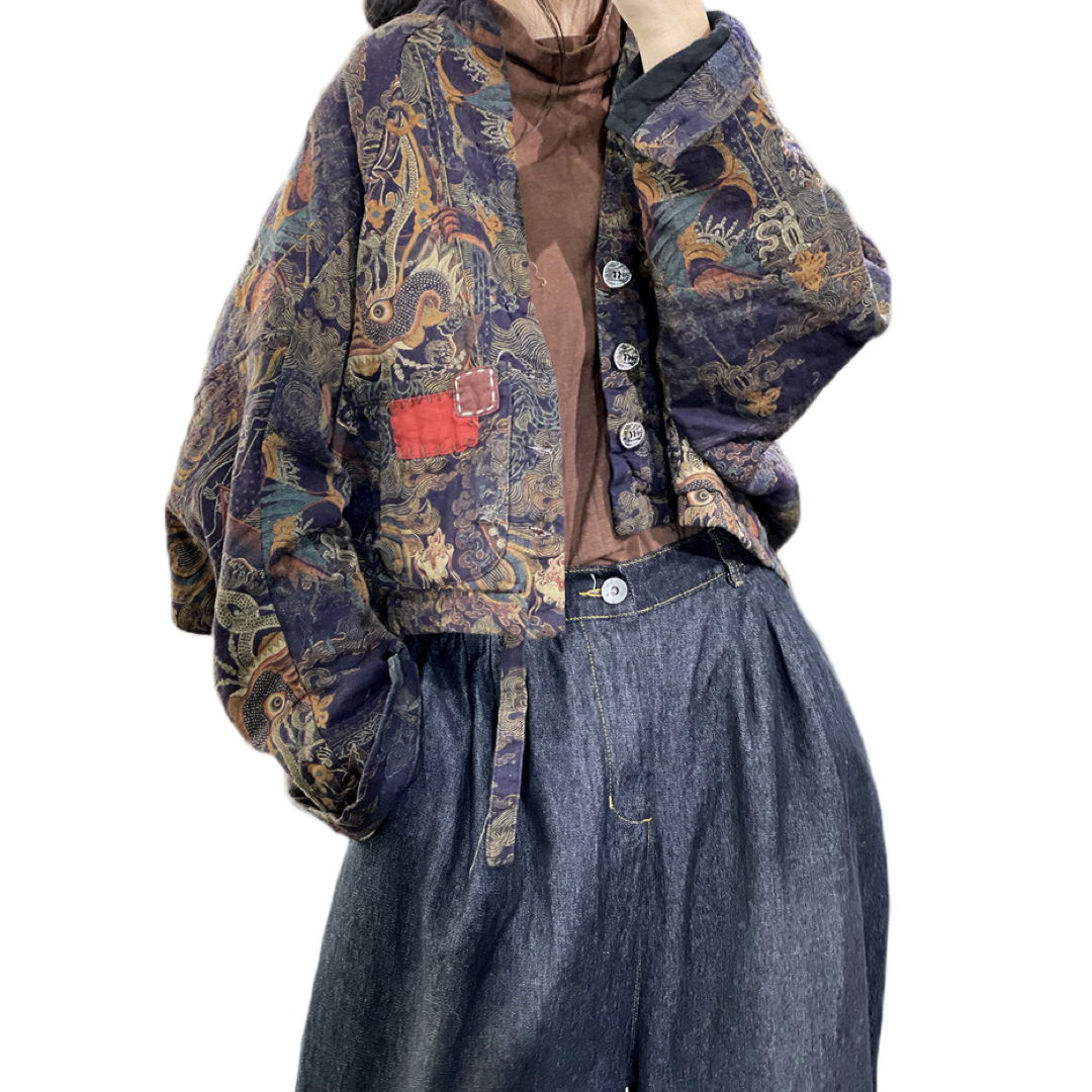 Dragon Floral Noragi Jacket