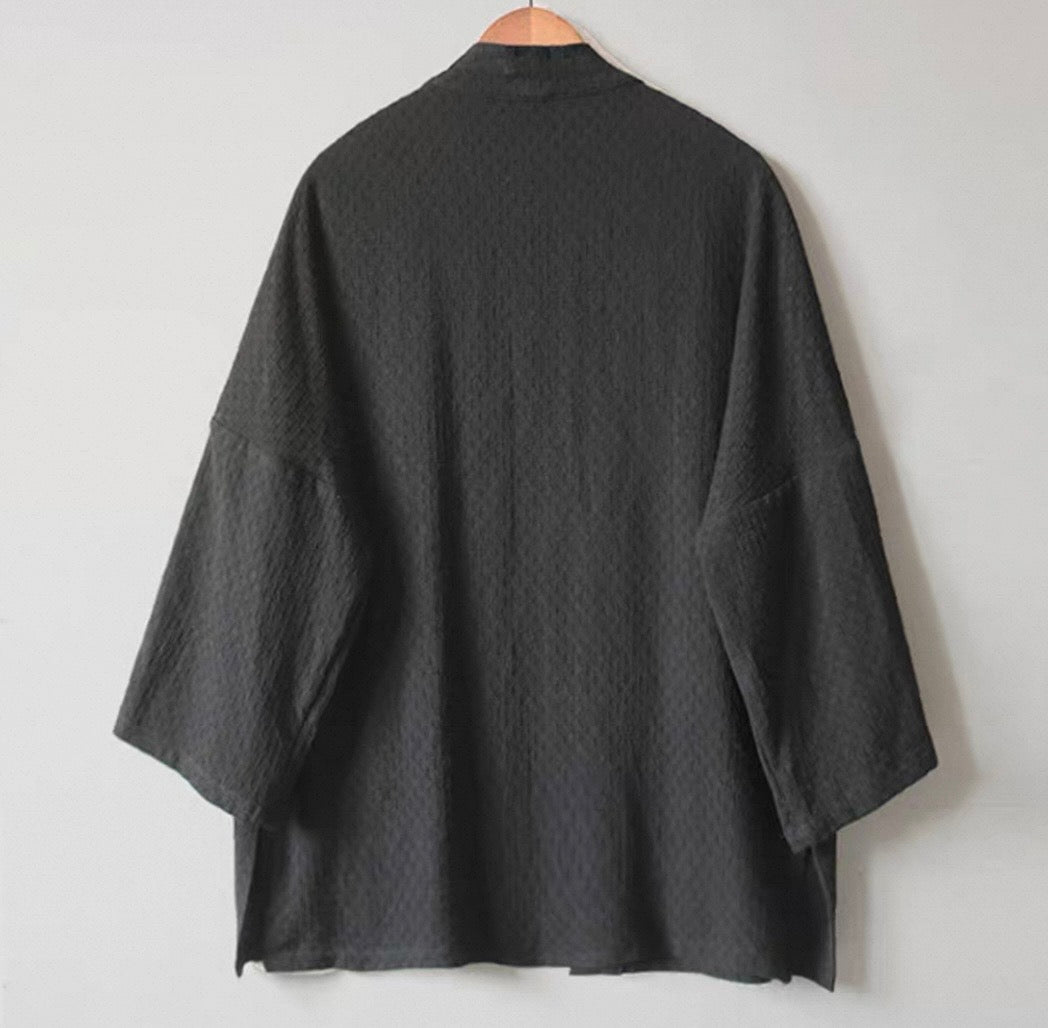 Black Red Line Noragi Jacket