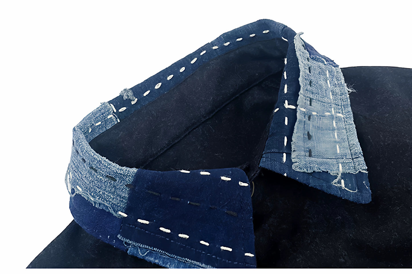 Woolen Patchwork Kofu Coat