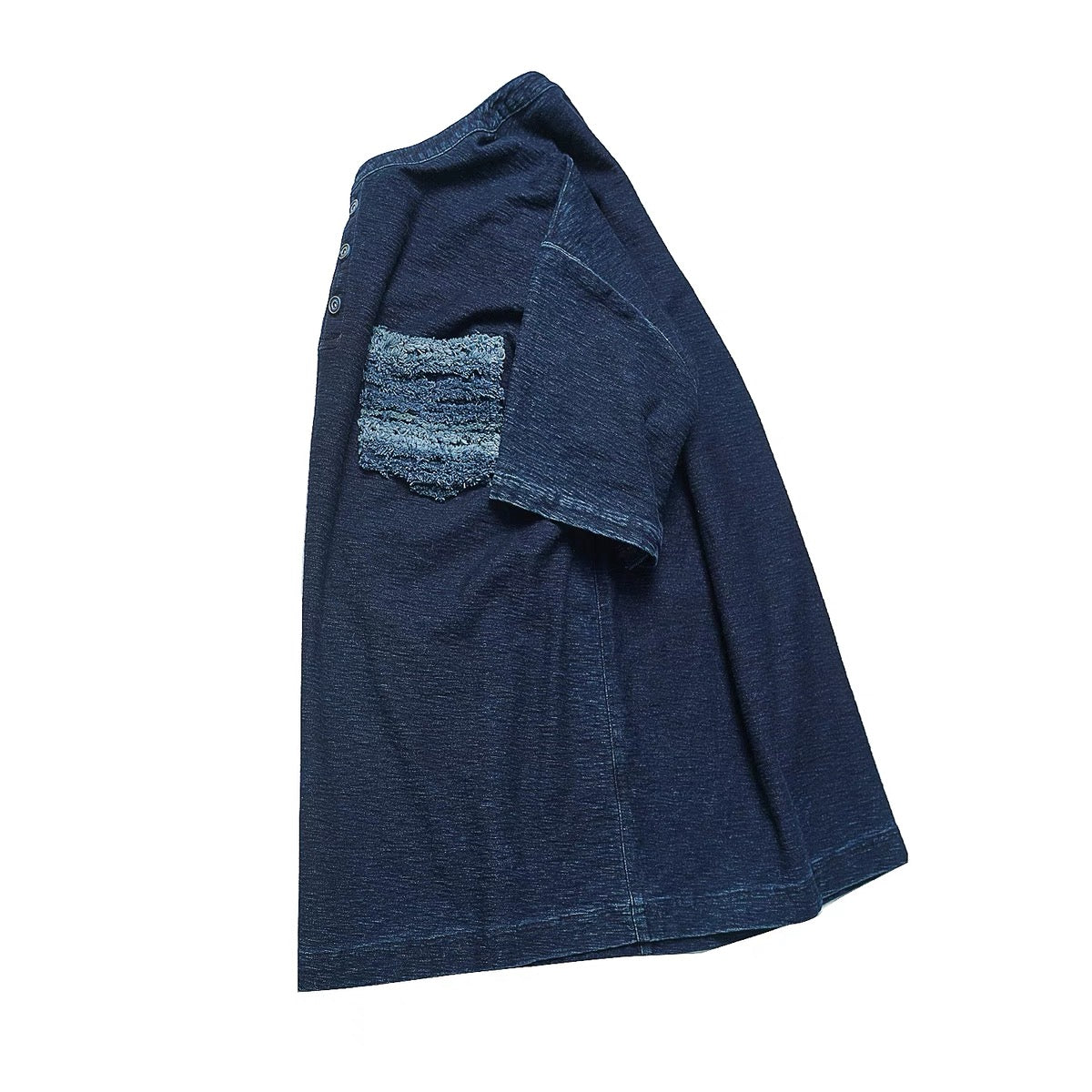 Indigo Dye Kendo Pocket Henley