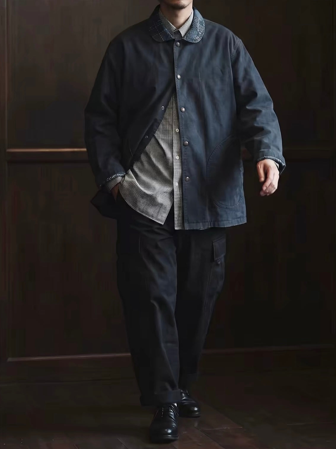 Indigo Dye Vintage N-1 Deck Jacket