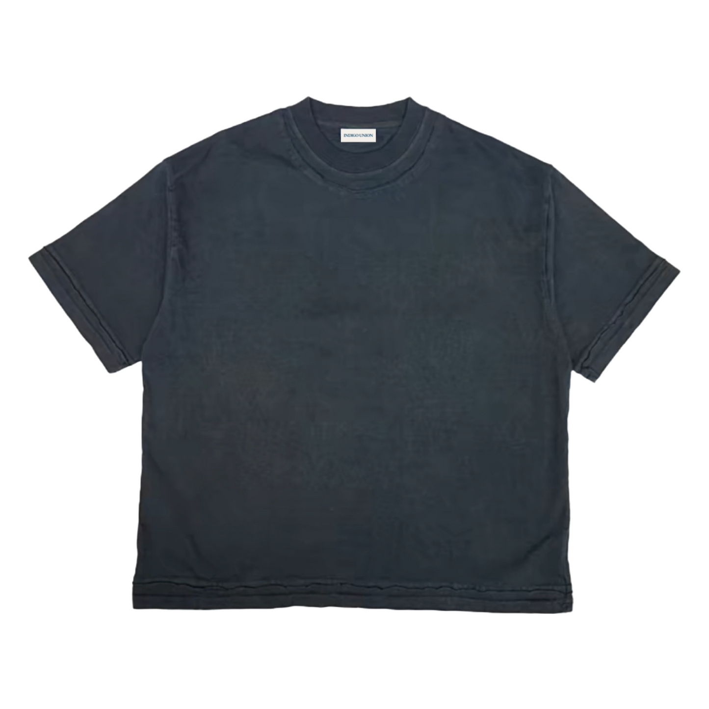 Dark Indigo Dye Basic T-Shirt