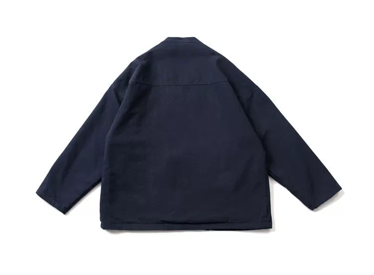 Navy Folk Reversible Haori Jacket