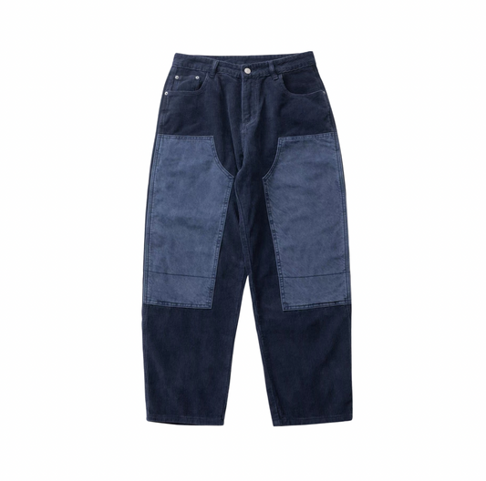 Corduroy Patchwork Pants