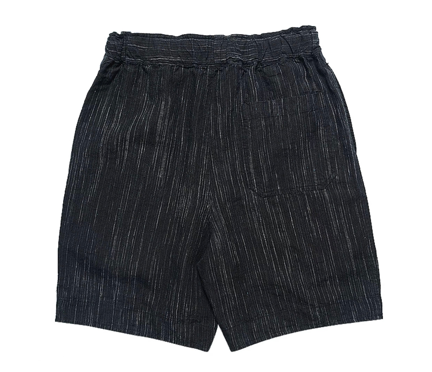 Black Dye Kasuri Shorts