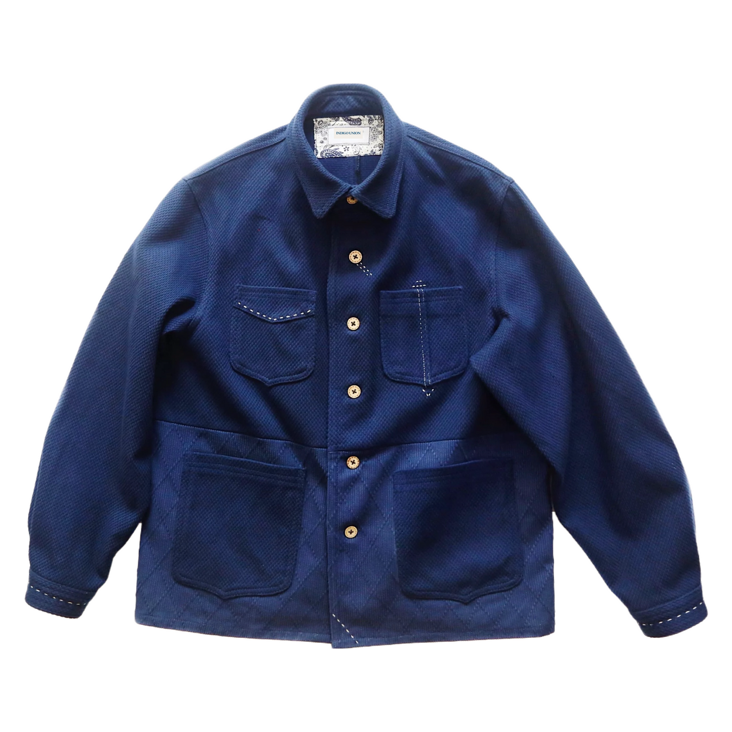 Indigo Dye Kendo Worker Jacket