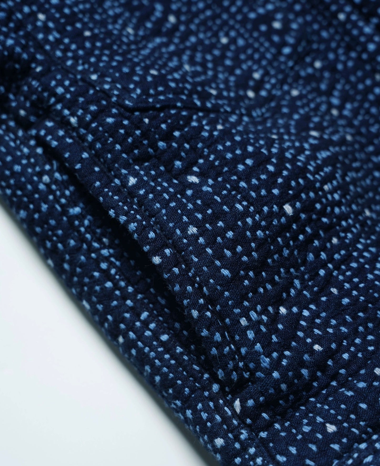 Dark Indigo Dye Sashiko Dots Starlight Jacket