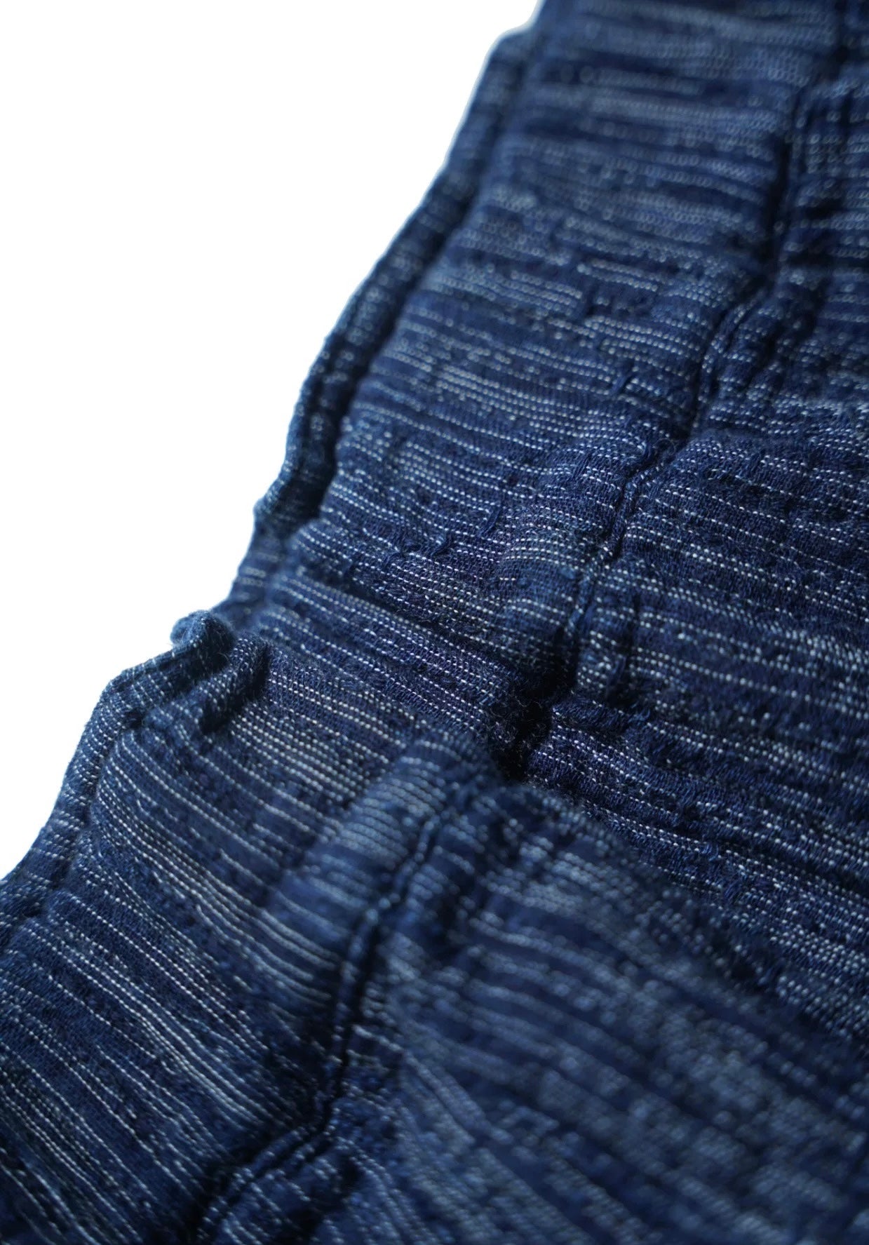 Indigo Dye Sashiko Kasuri Shorts