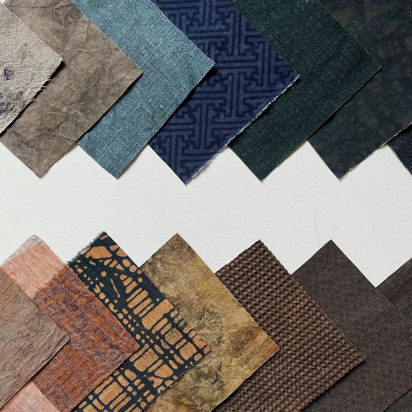 Boro-Textura Fabric Scraps Bundle