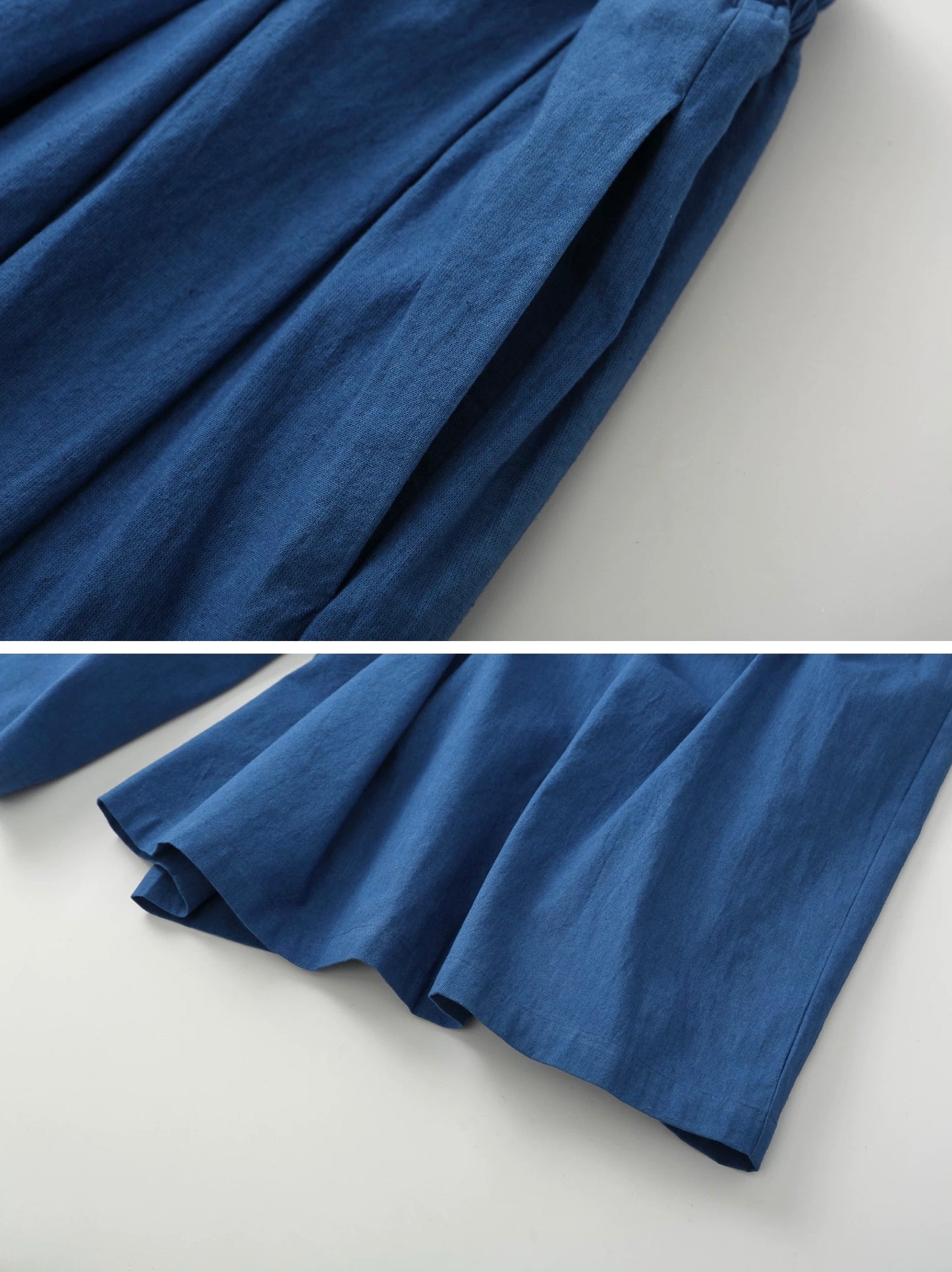 Indigo Dye Oversized Culotte