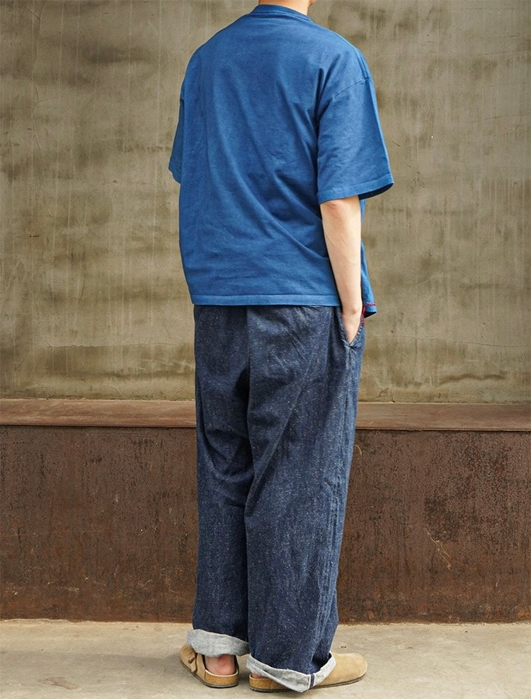 Indigo Dye Basic T-Shirt