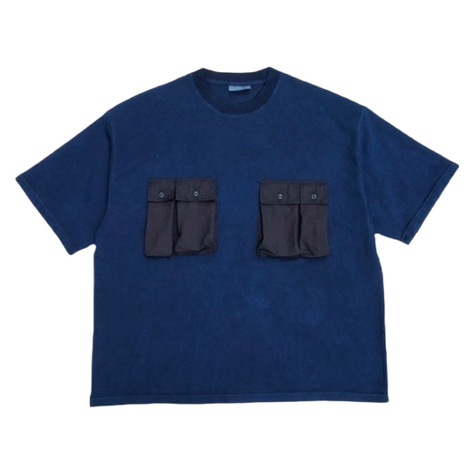 Indigo Dye Four Pockets T-Shirt