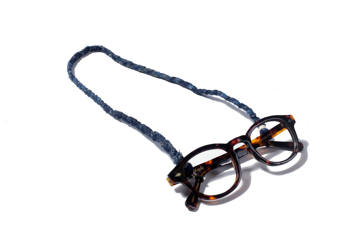 Indigo Dye Kofu Glasses Necklace