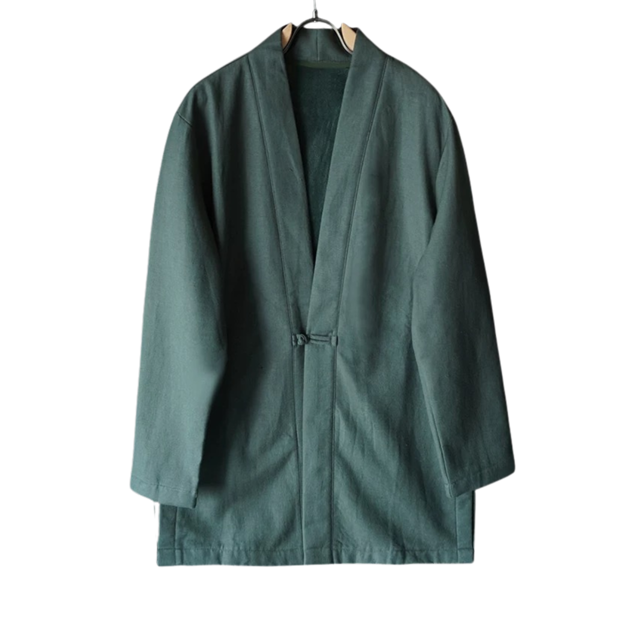 Green Longline Haori Coat