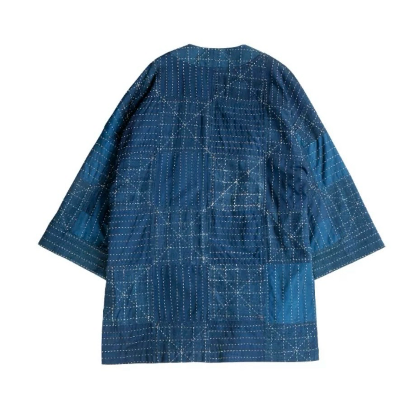 Indigo Dye Sashiko Kimono Jacket