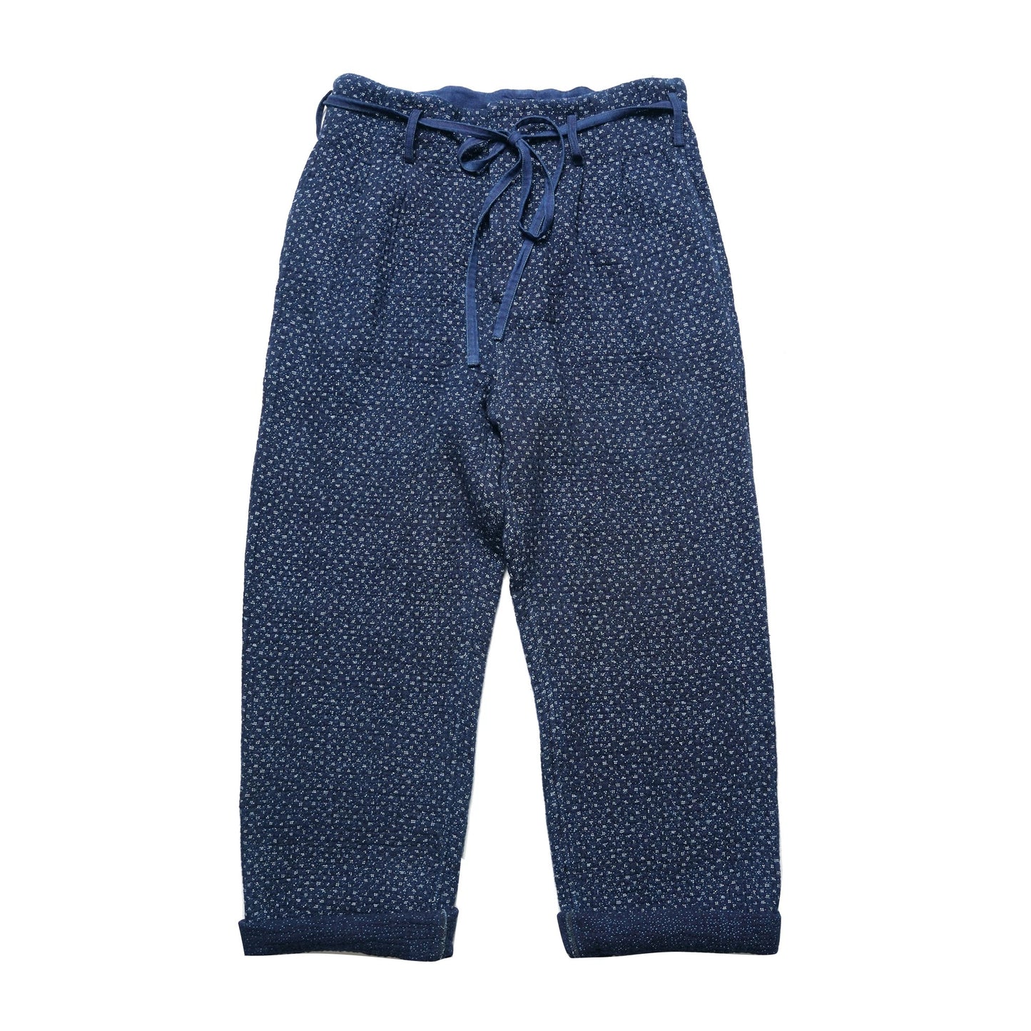 Indigo Dye Sashiko Americana Pants