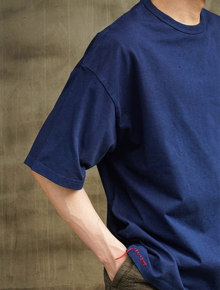 Indigo Dye Basic T-Shirt