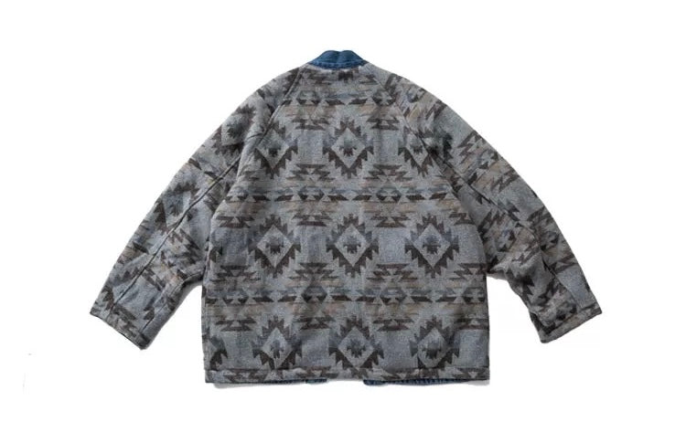 Denim Folk Reversible Haori Jacket