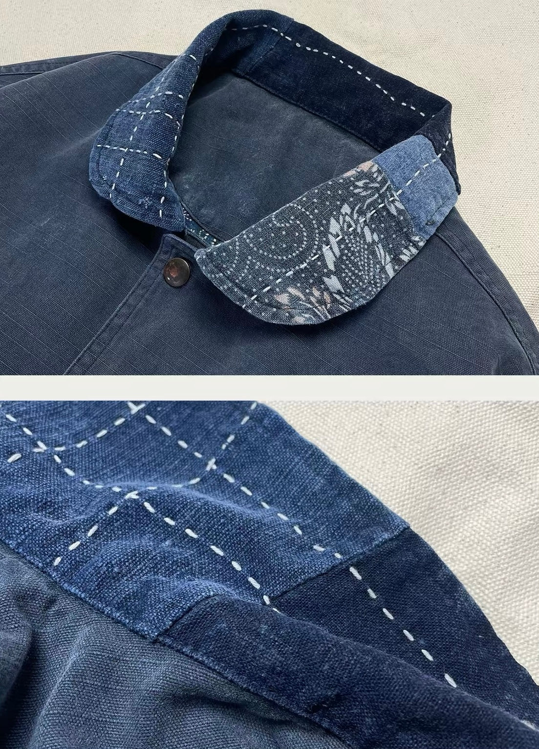 Indigo Dye Vintage N-1 Deck Jacket