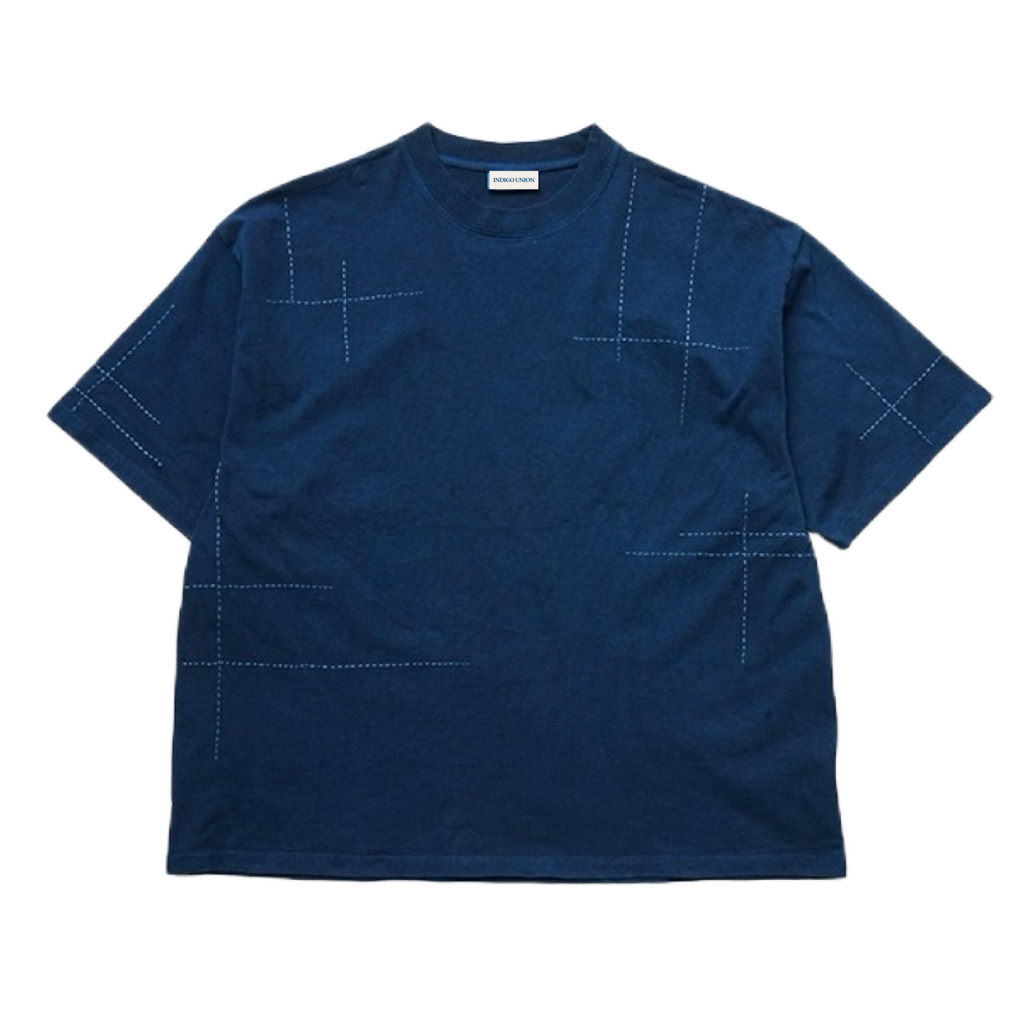 Indigo Dye Sashiko T-Shirt