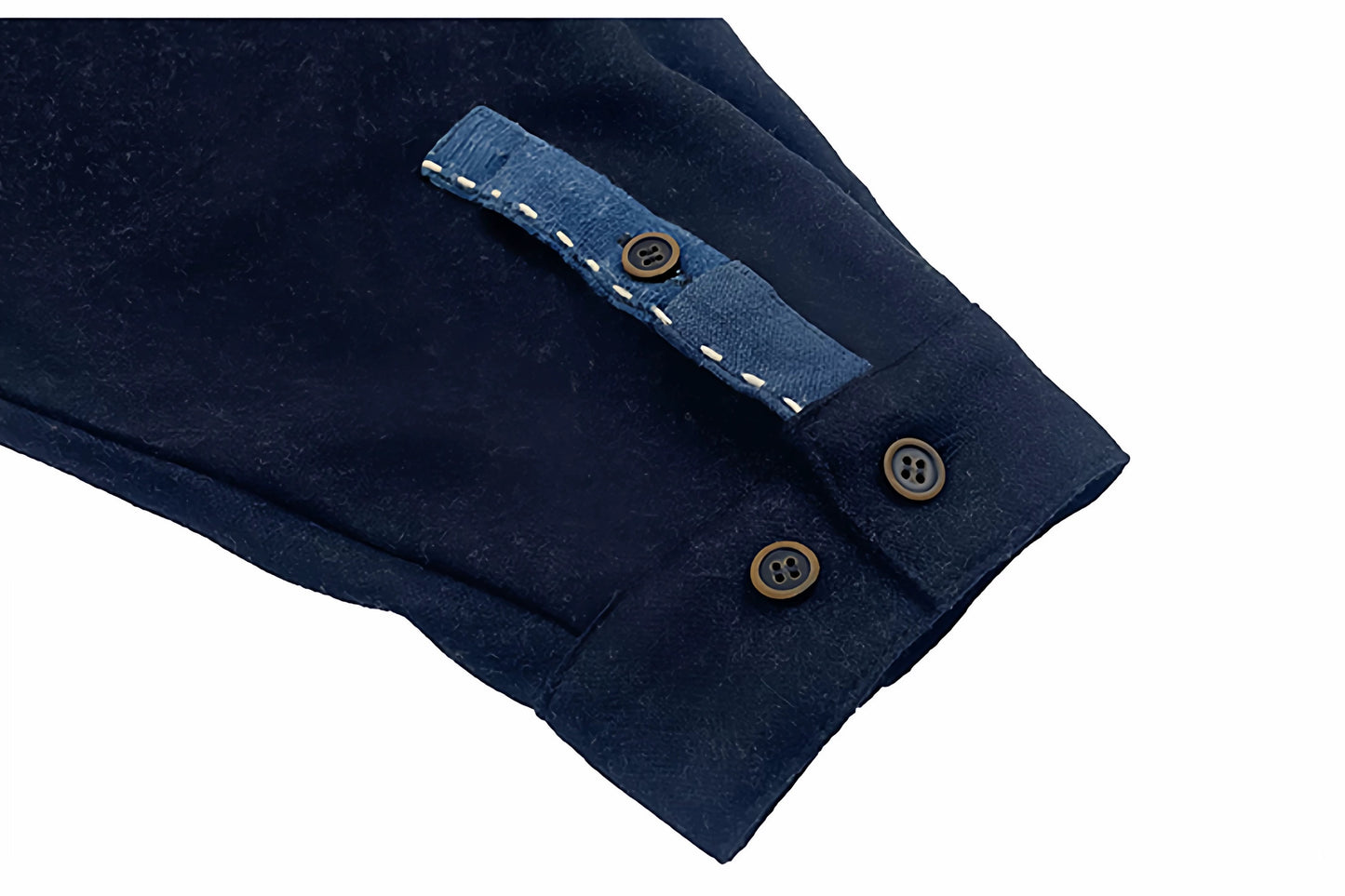 Woolen Patchwork Kofu Coat