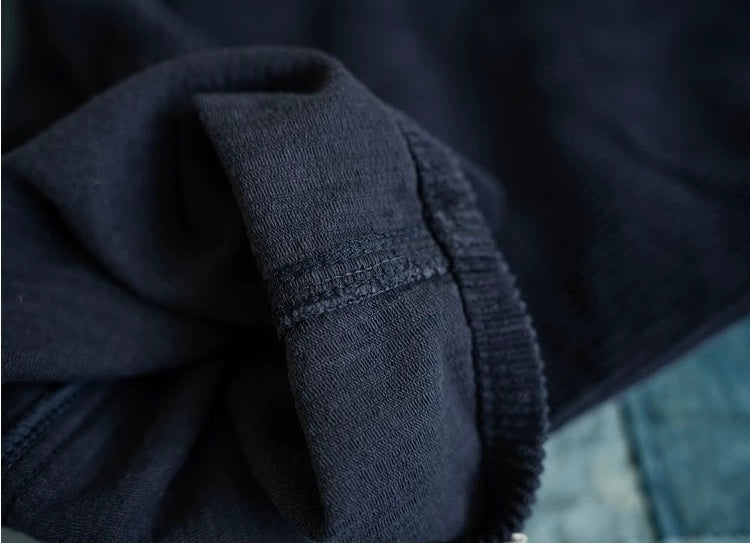 Corduroy Patchwork Pants