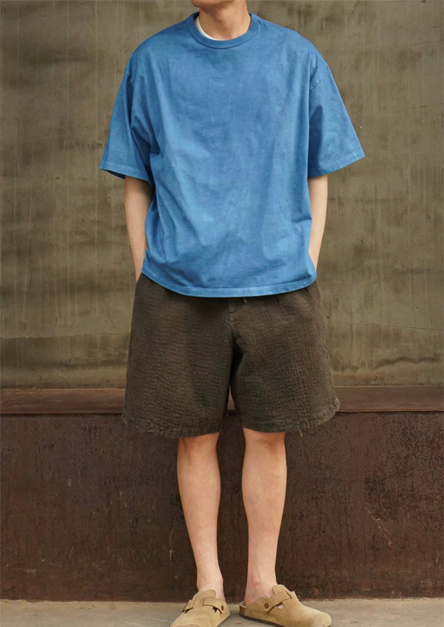 Indigo Dye Basic T-Shirt