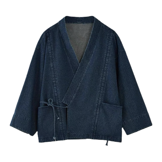 Denim Strap Noragi Jacket