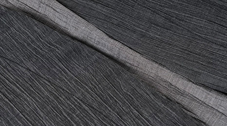 Slub Charcoal Samue Wrap Jacket