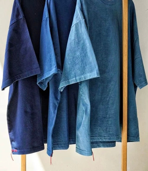 Indigo Dye Basic T-Shirt