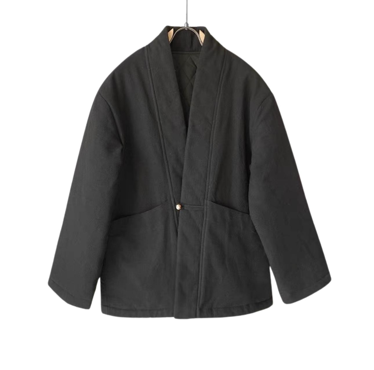 Black Padded Noragi Jacket