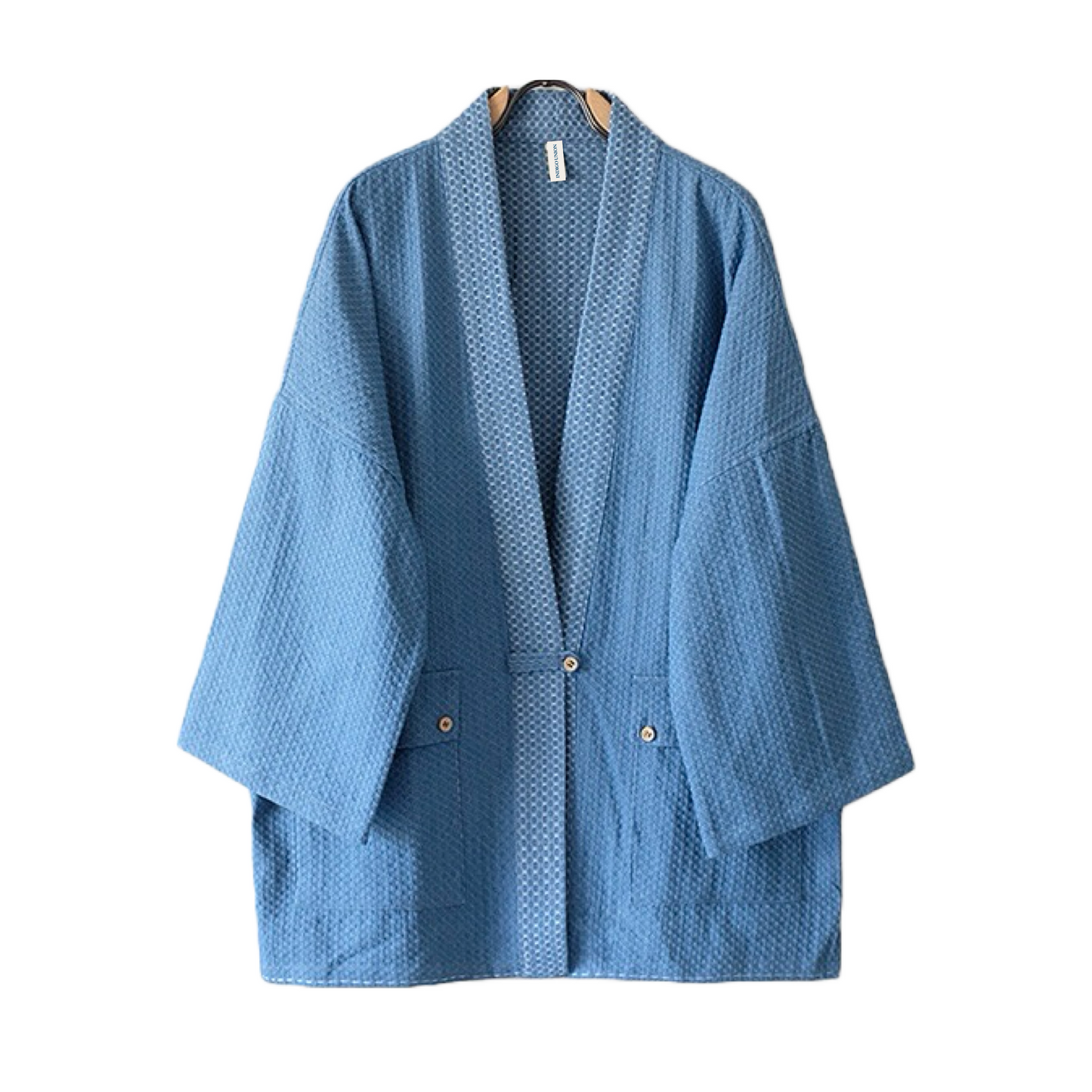 Washed Denim Kimono Jacket