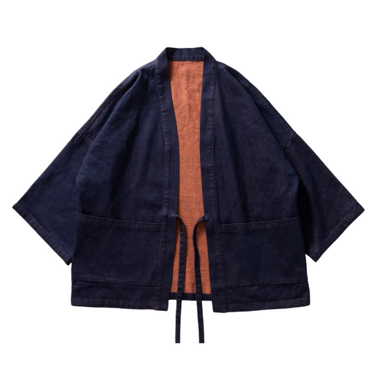 Reversible Kimono 3/4 Sleeve Jacket