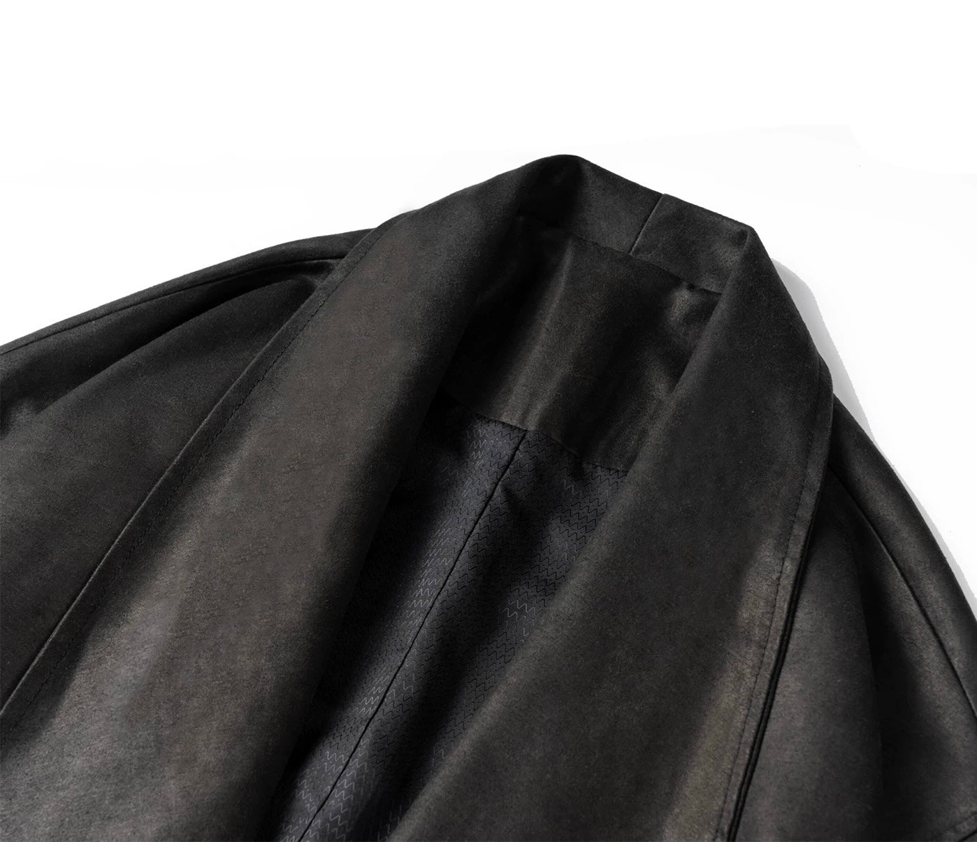 Suede Oversized Haori Jacket