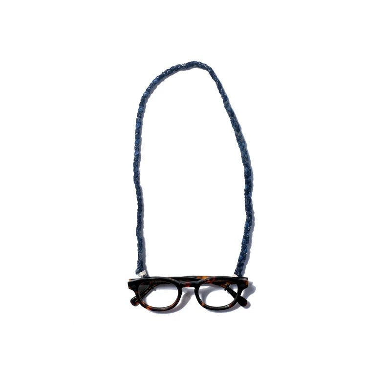 Indigo Dye Kofu Glasses Necklace