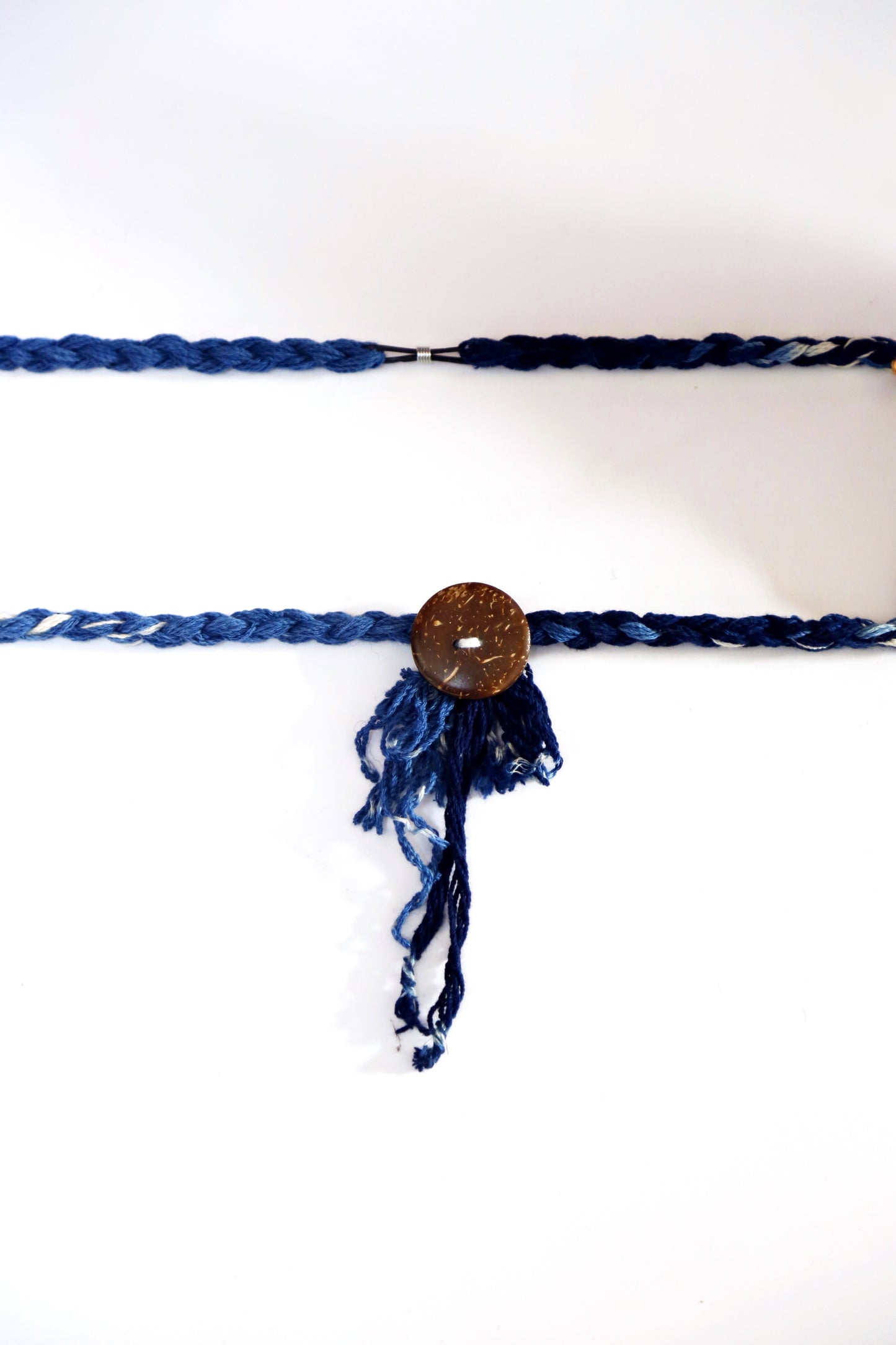 Indigo Dye Lhamo Necklace