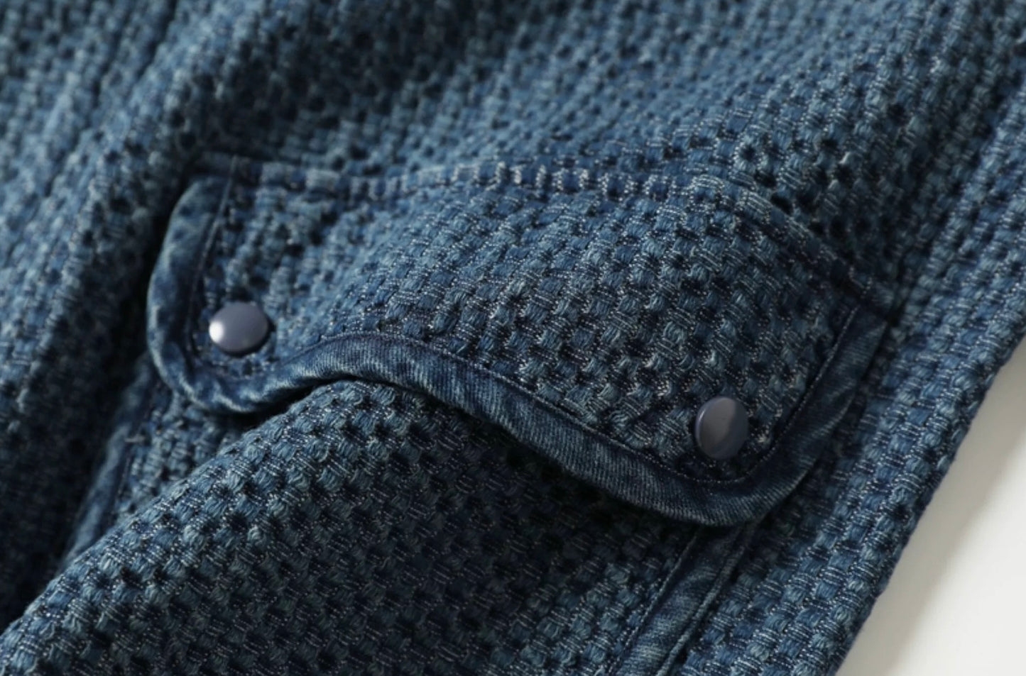 Washed Denim Collared Jacket